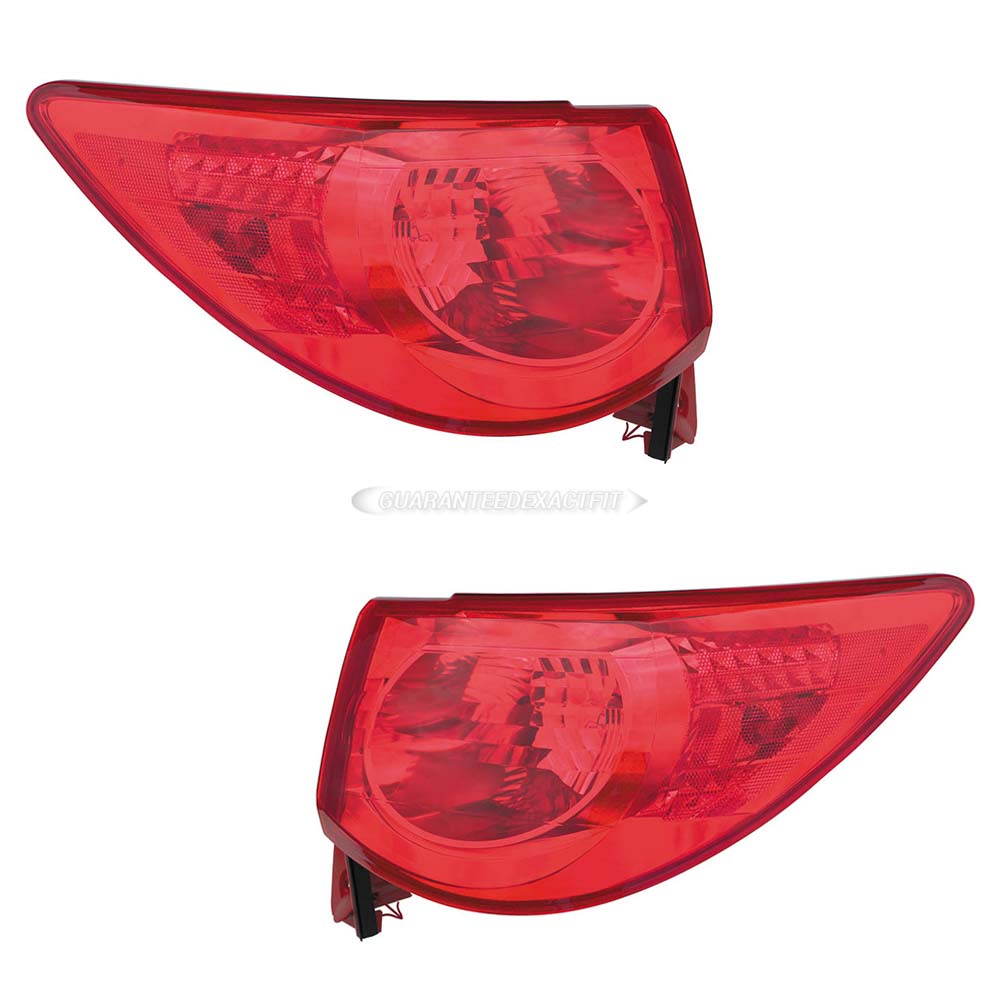  chevrolet Traverse Tail Light Assembly Pair 