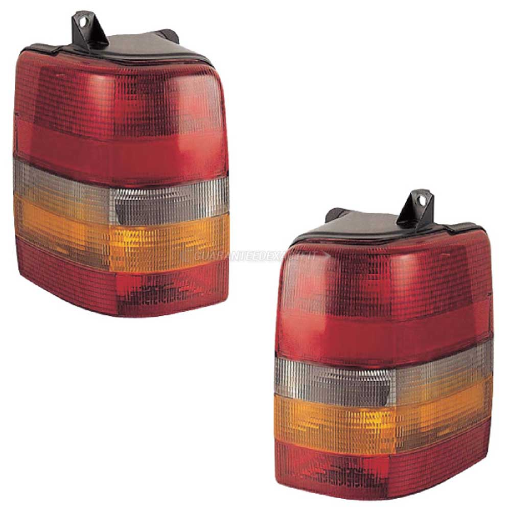  jeep Grand Cherokee Tail Light Assembly Pair 