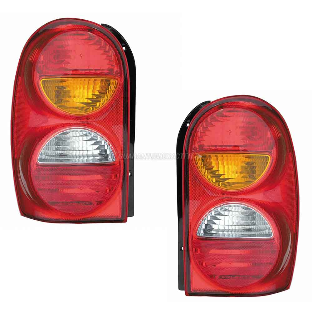  jeep Liberty Tail Light Assembly Pair 