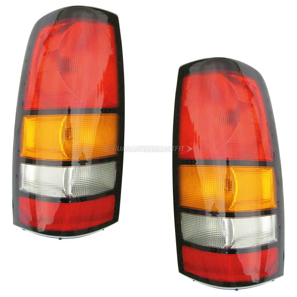  gmc Sierra 2500 HD Classic Tail Light Assembly Pair 