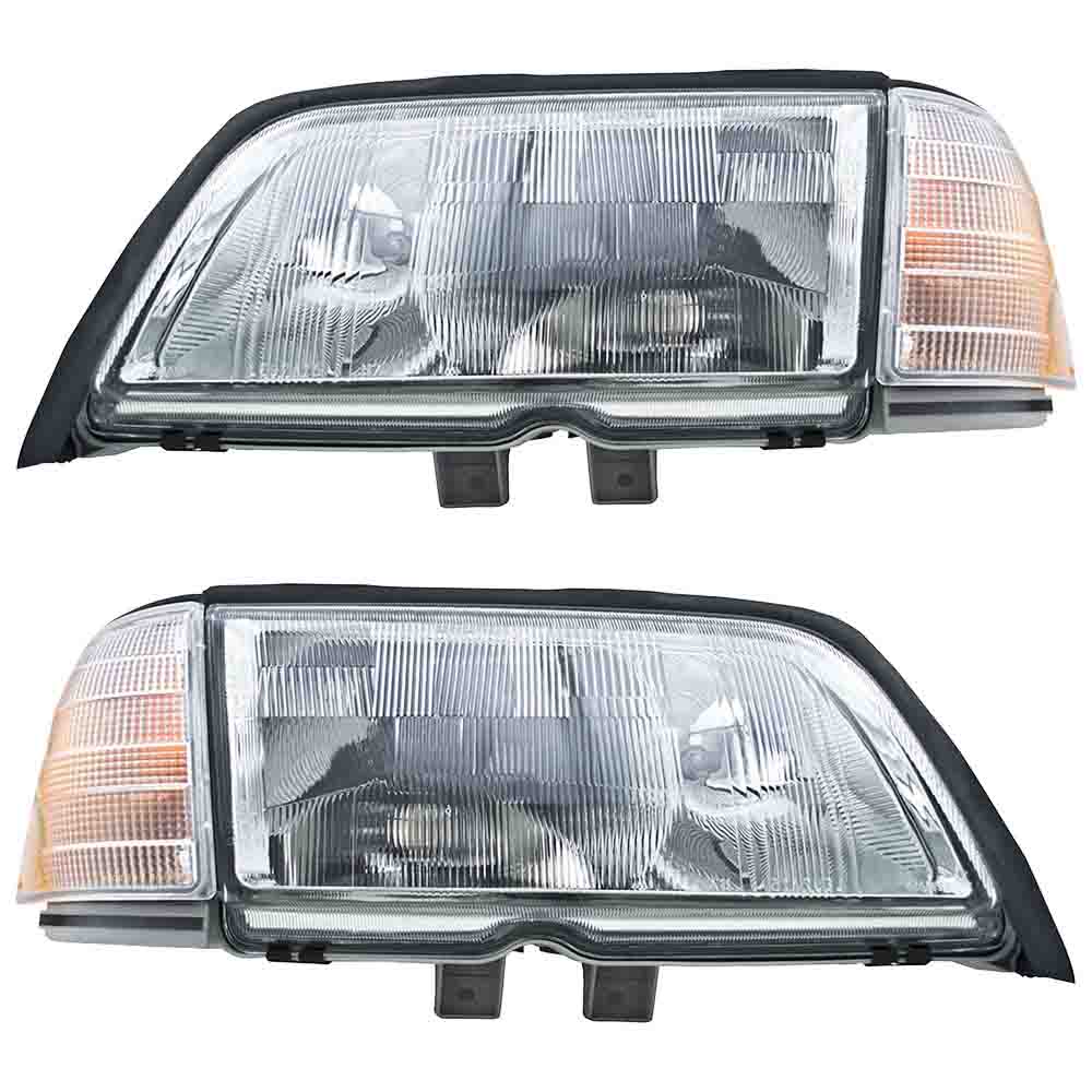  mercedes benz C280 Headlight Assembly - Pair 