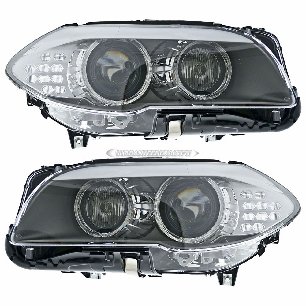  bmw 535i Headlight Assembly - Pair 