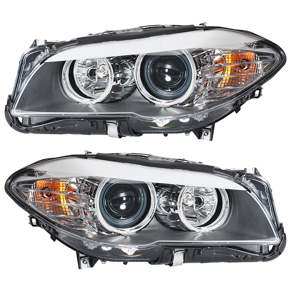  bmw 535i xDrive Headlight Assembly - Pair 