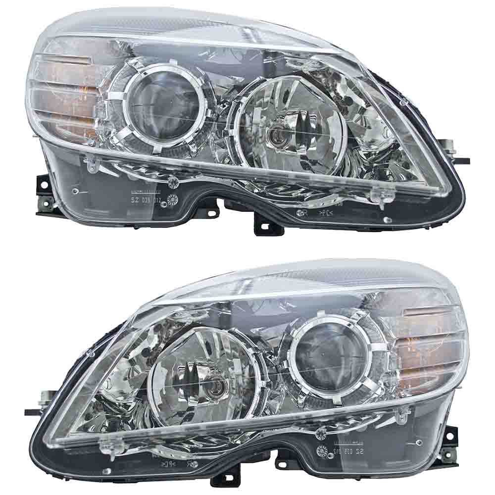  mercedes benz C250 Headlight Assembly - Pair 