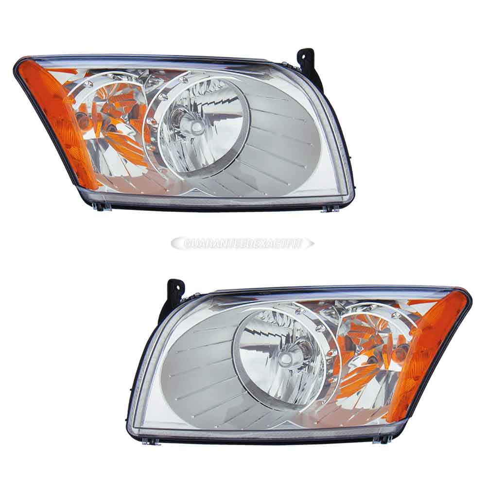  dodge Caliber Headlight Assembly - Pair 