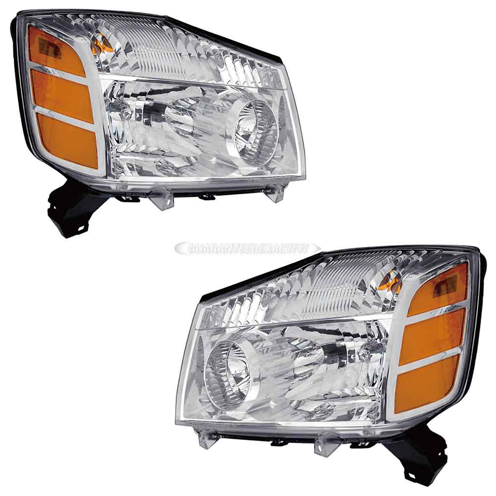  nissan Pathfinder Armada Headlight Assembly - Pair 