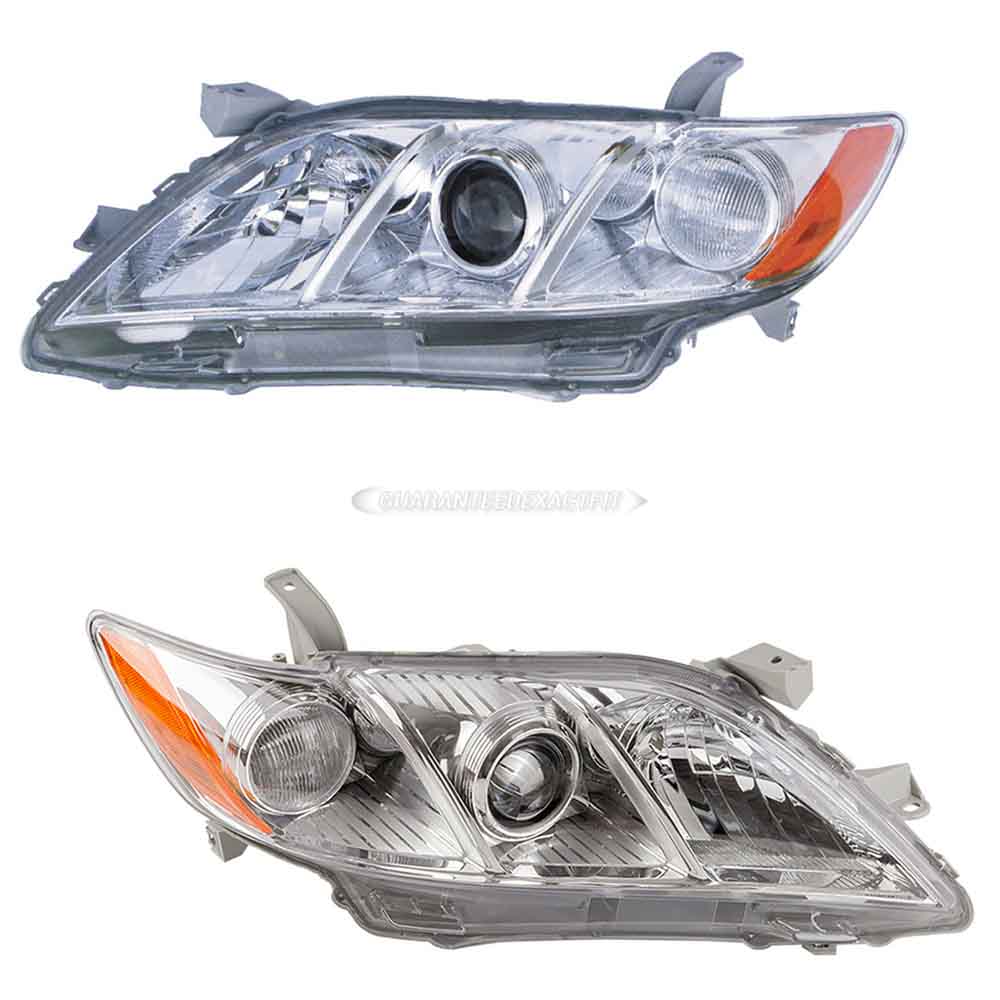 2007 Toyota Camry Headlight Assembly Pair