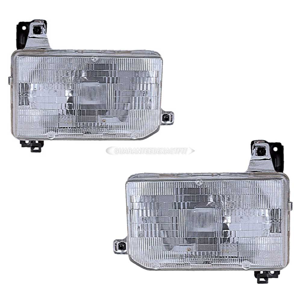  nissan D21 Headlight Assembly - Pair 