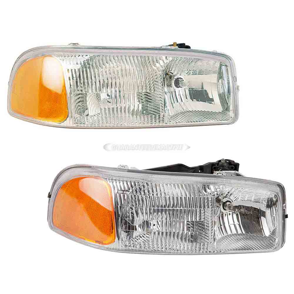  gmc Sierra 3500 Headlight Assembly - Pair 