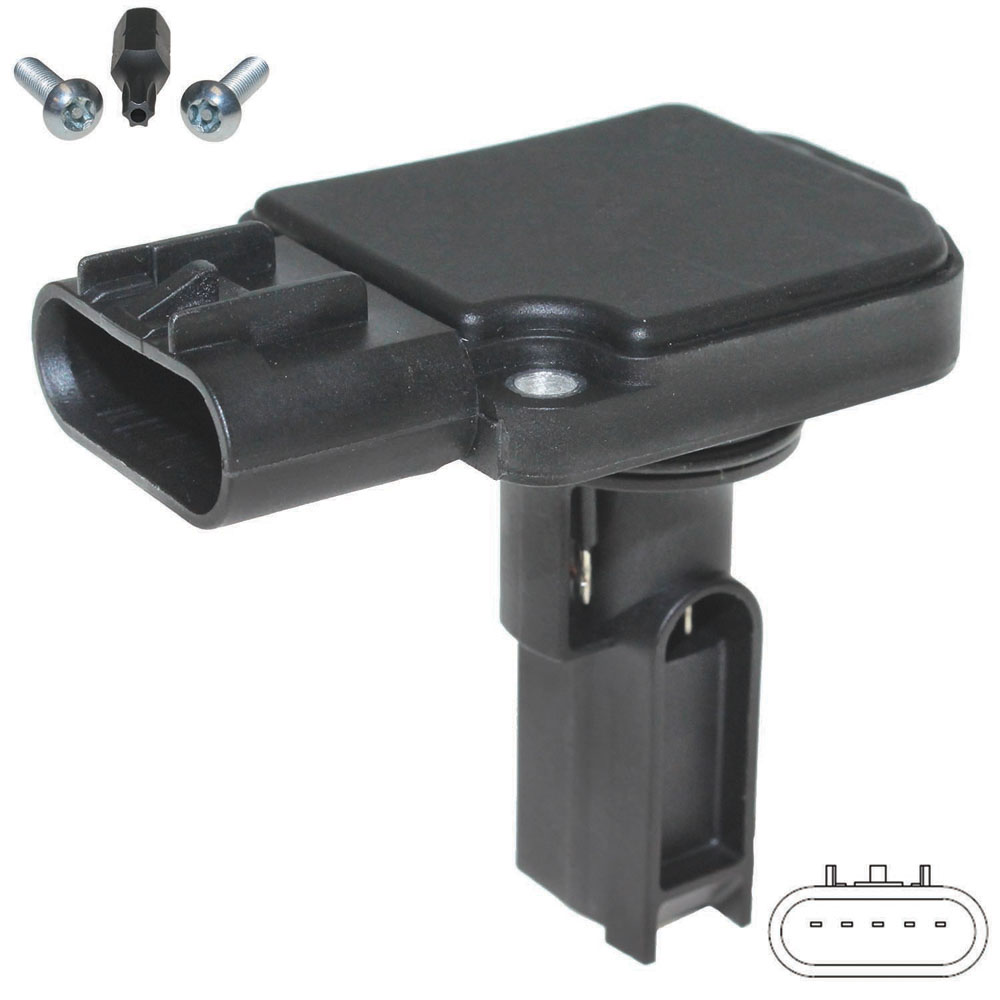  chevrolet Colorado Mass Air Flow Sensor Probe 