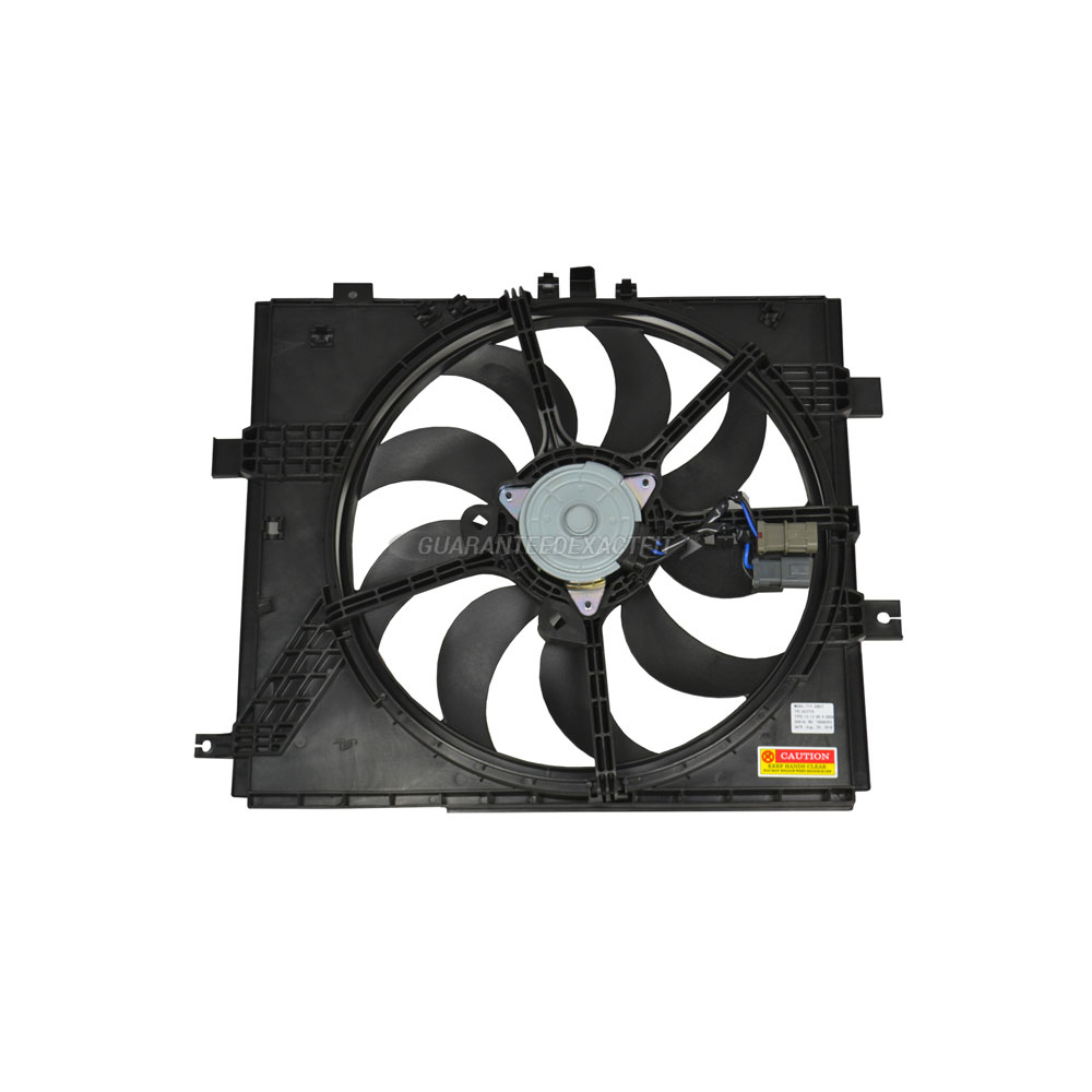  nissan Versa Note Cooling Fan Assembly 