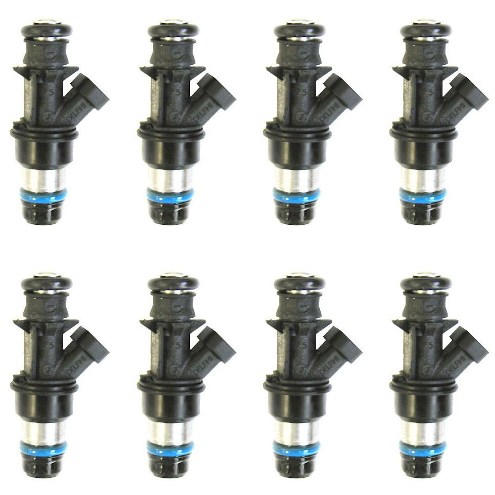  chevrolet Avalanche 2500 Fuel Injector Set 
