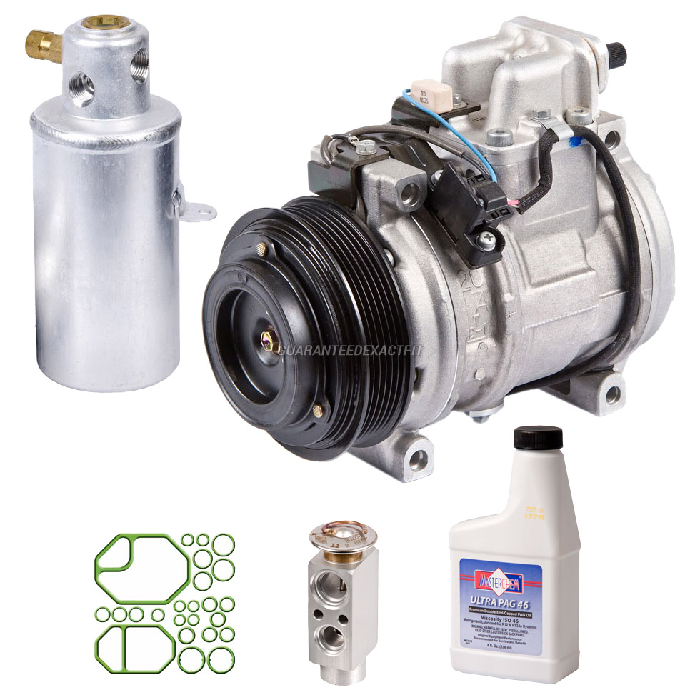  mercedes benz 400SEL A/C Compressor and Components Kit 