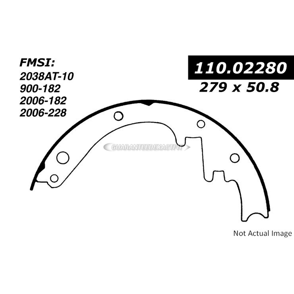 ford Park Lane Wagon Brake Shoe Set 