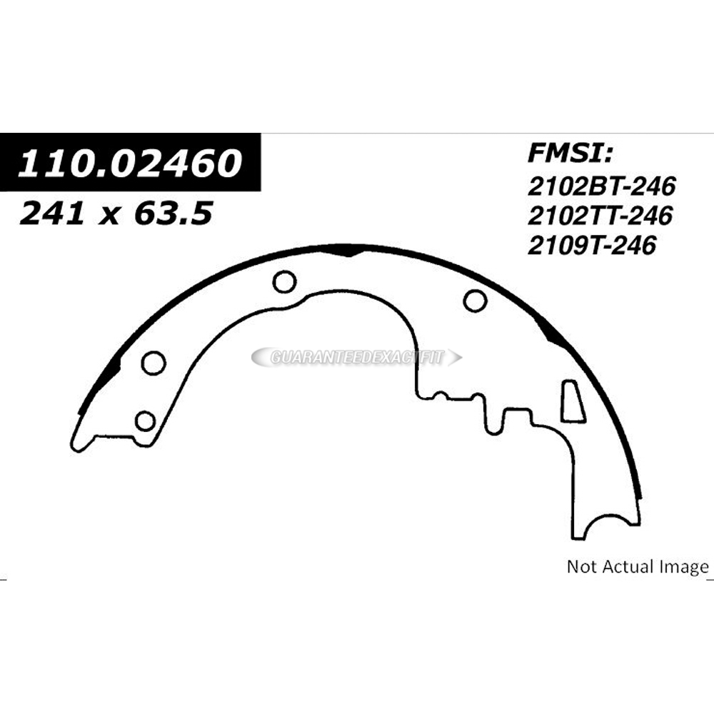  chevrolet Chevy II Brake Shoe Set 