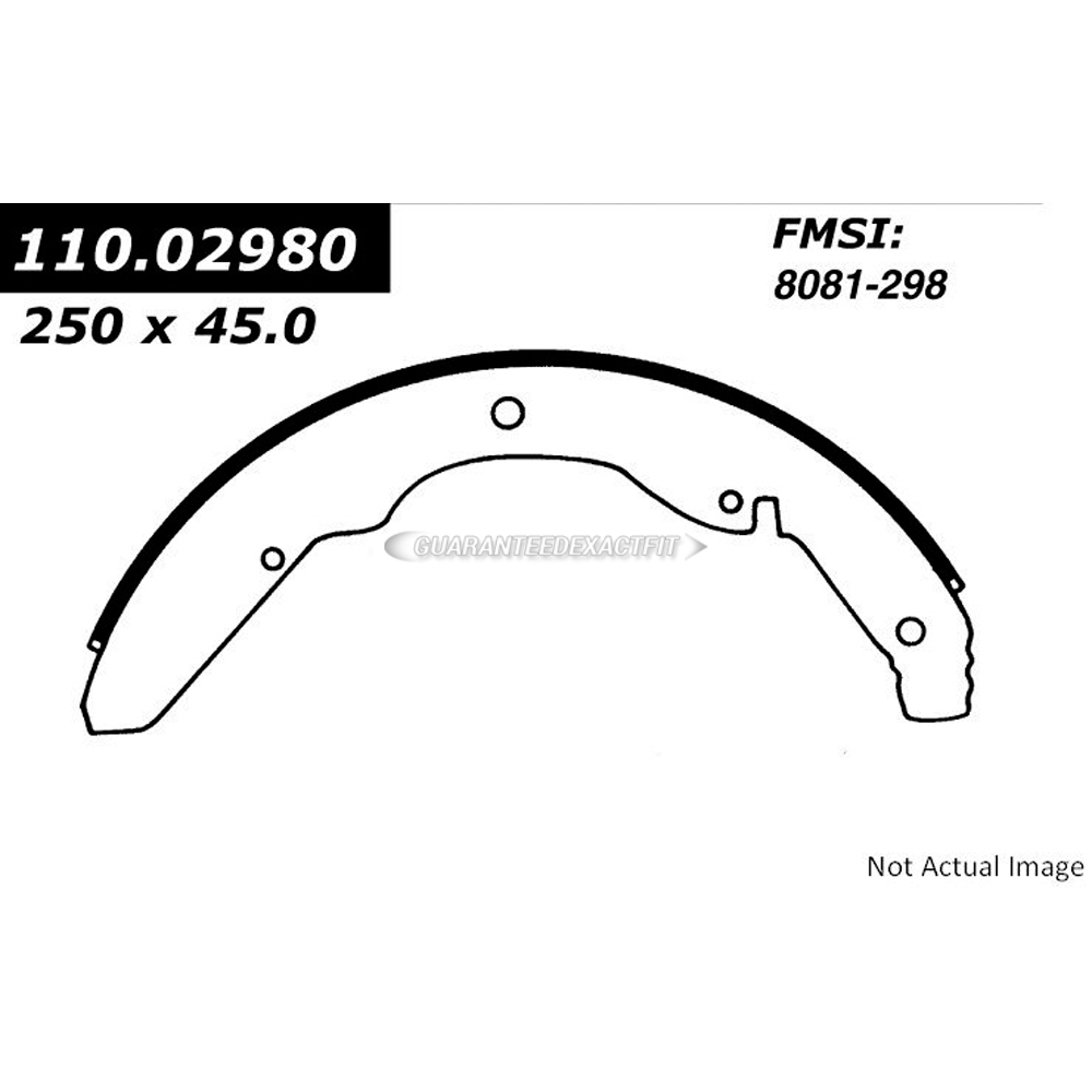  volkswagen Van or Bus  Type II Brake Shoe Set 