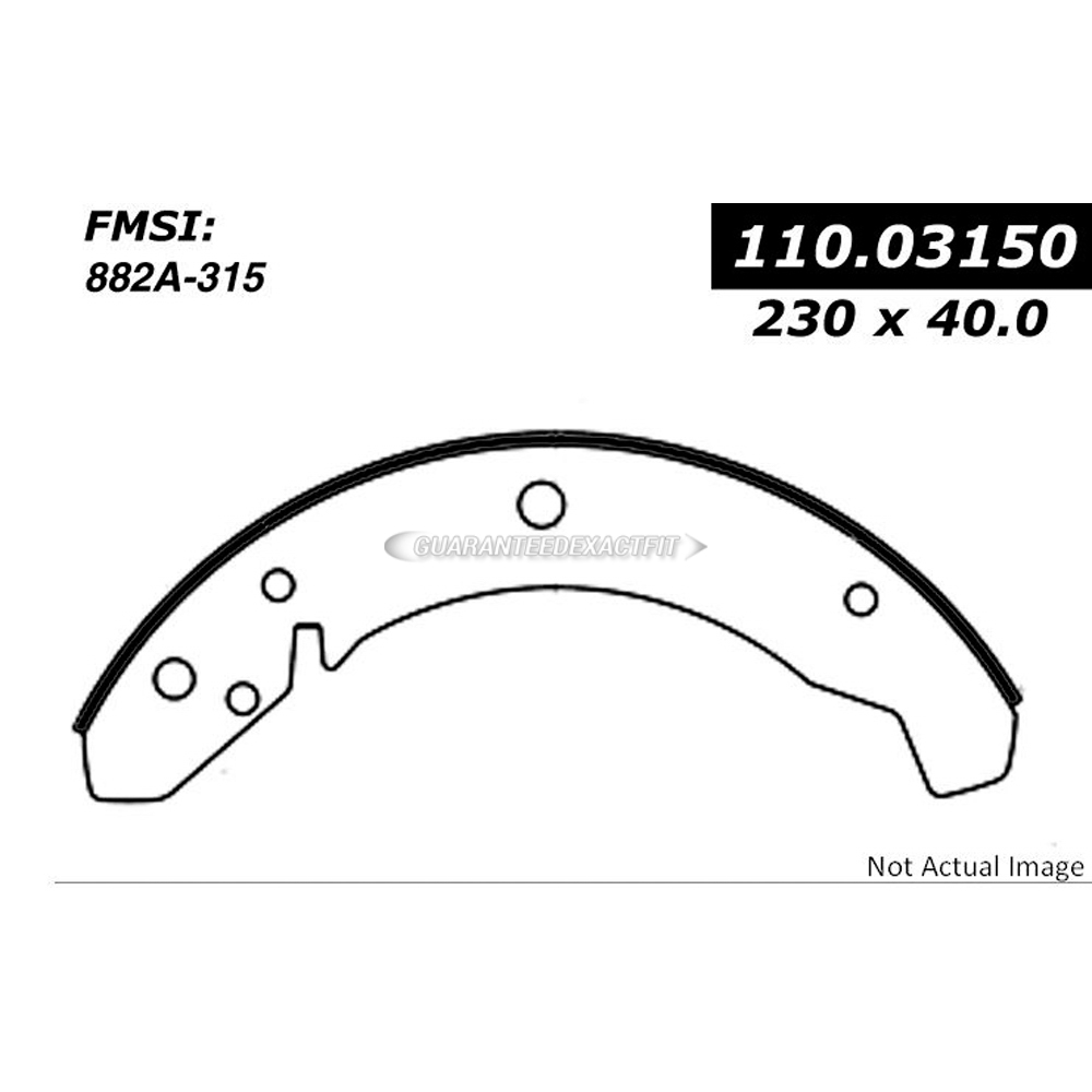  volkswagen Thing Brake Shoe Set 