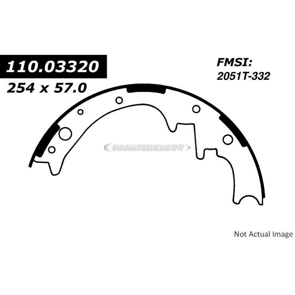 plymouth Valiant Brake Shoe Set 