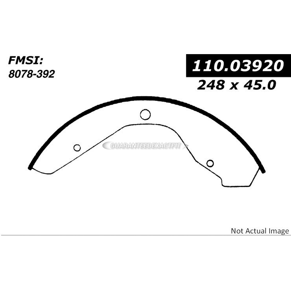  volkswagen Super Beetle Brake Shoe Set 