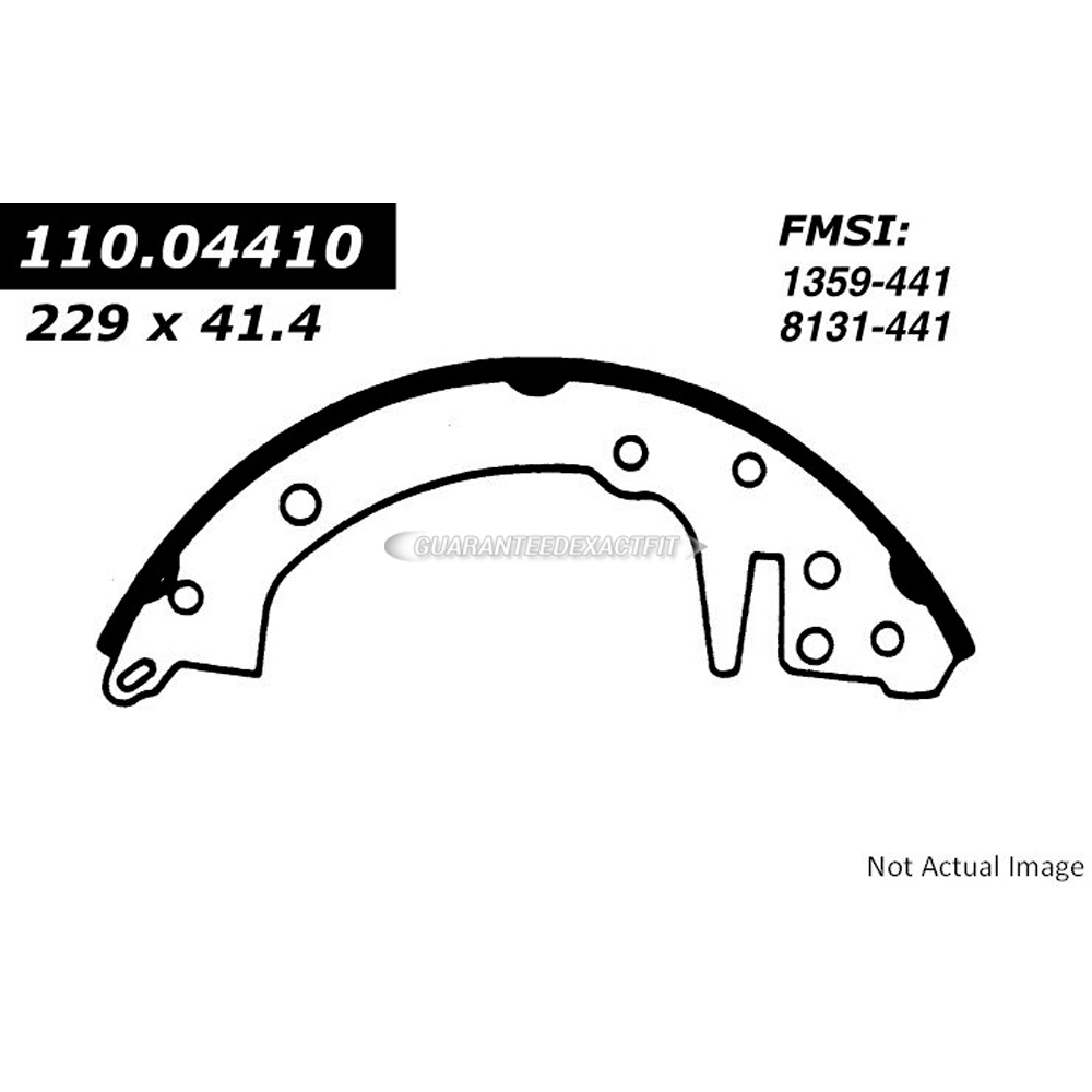  plymouth Arrow Brake Shoe Set 