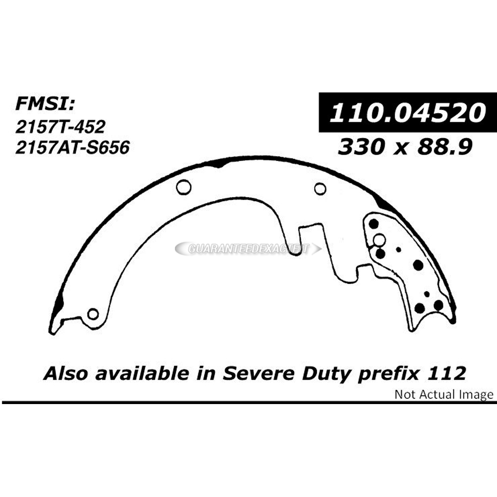  chevrolet Express 3500 Brake Shoe Set 