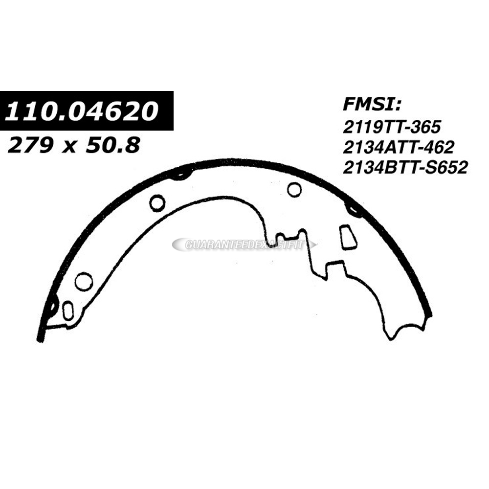 1976 Buick Century Brake Shoe Set