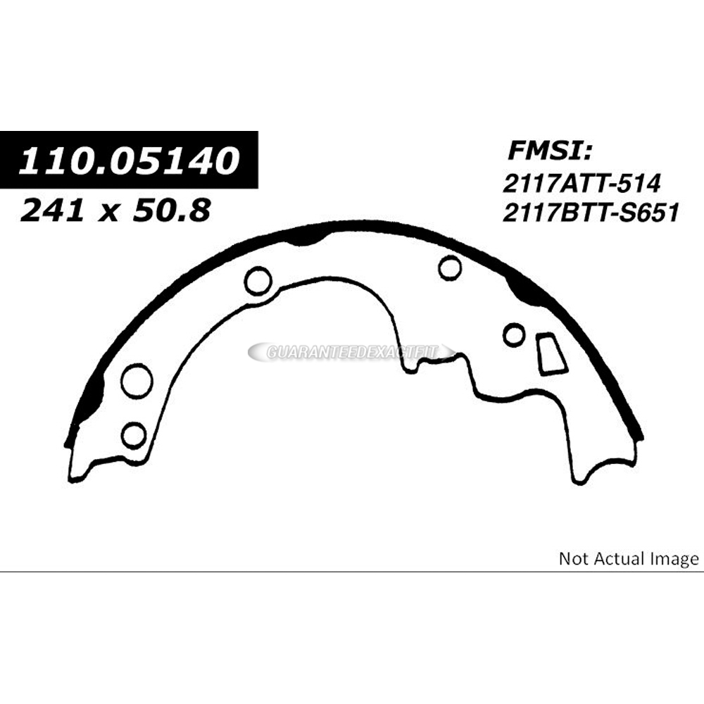  chevrolet LLV Brake Shoe Set 