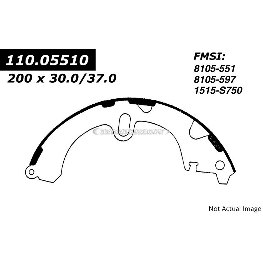  chevrolet Prizm Brake Shoe Set 