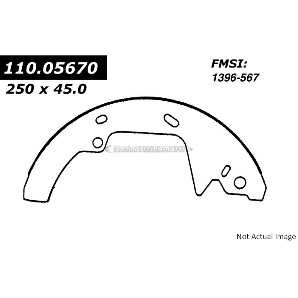  ford Taurus Brake Shoe Set 