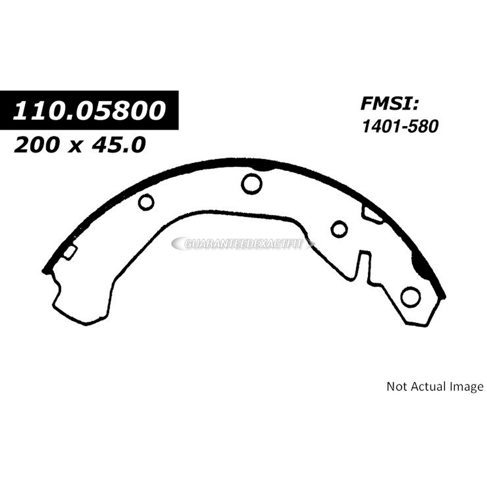  chevrolet Beretta Brake Shoe Set 