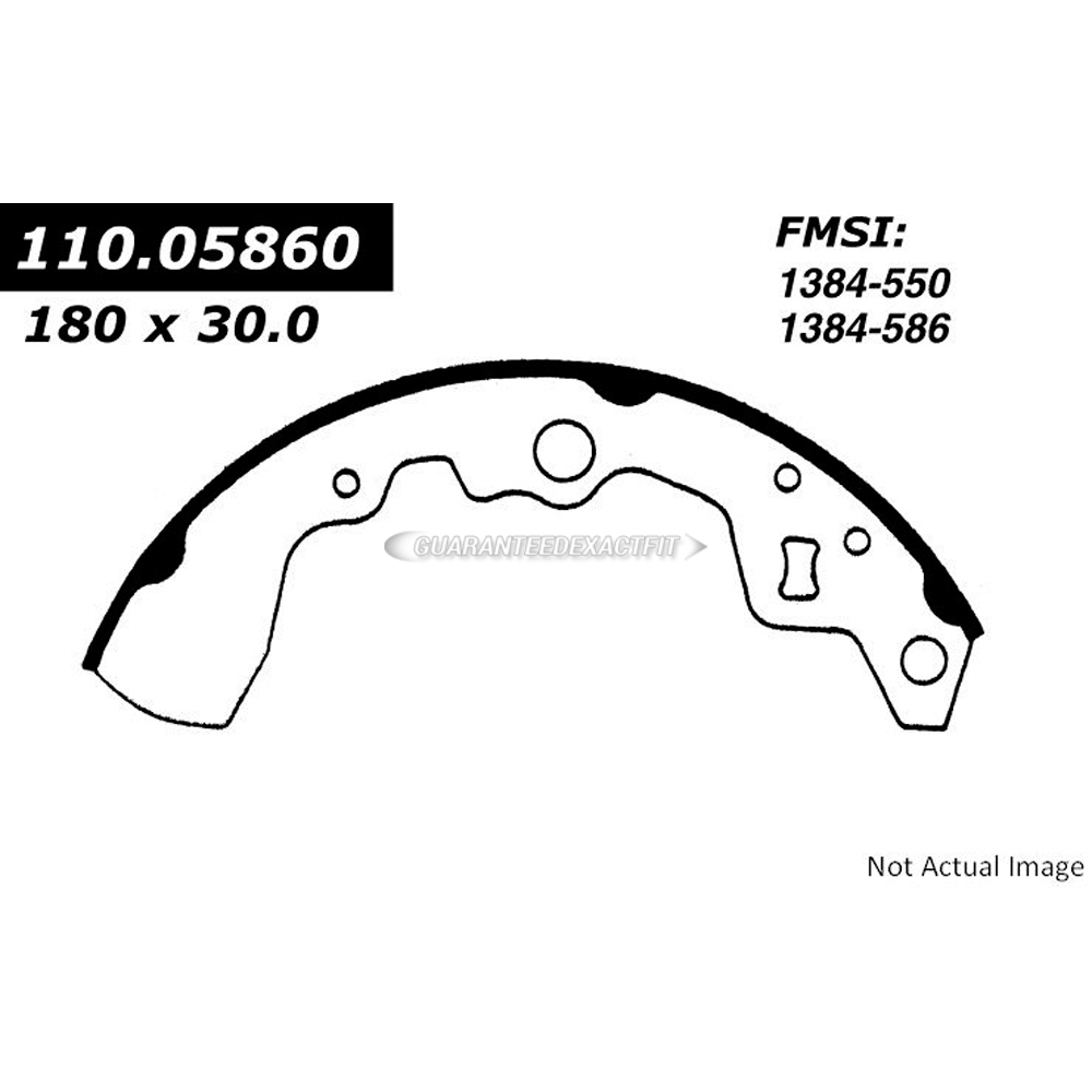  chevrolet Sprint Brake Shoe Set 