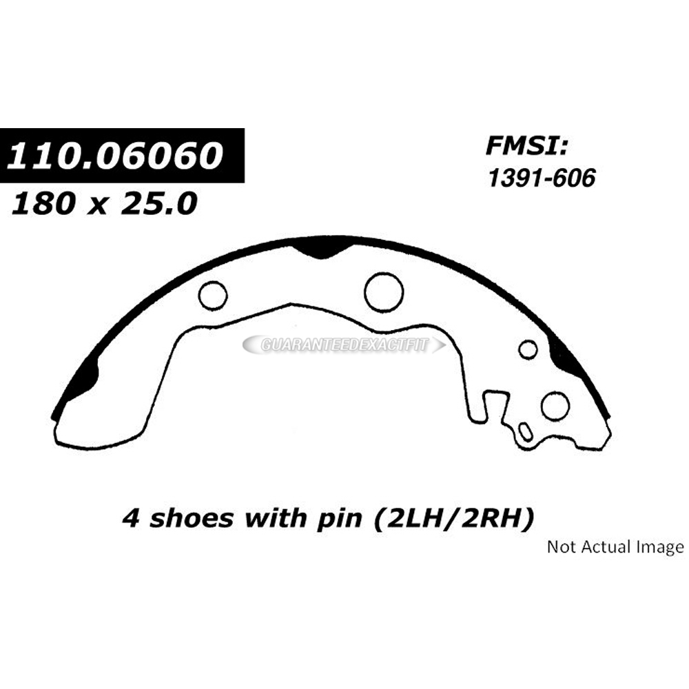  chevrolet Spectrum Brake Shoe Set 