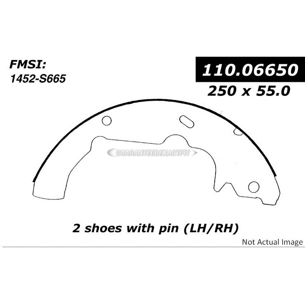  ford Windstar Brake Shoe Set 