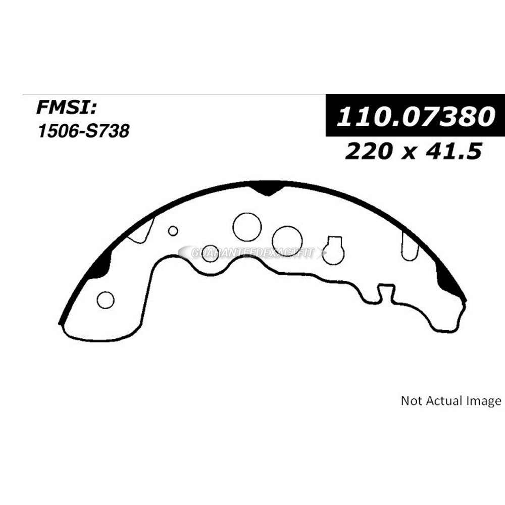  chevrolet Tracker Brake Shoe Set 