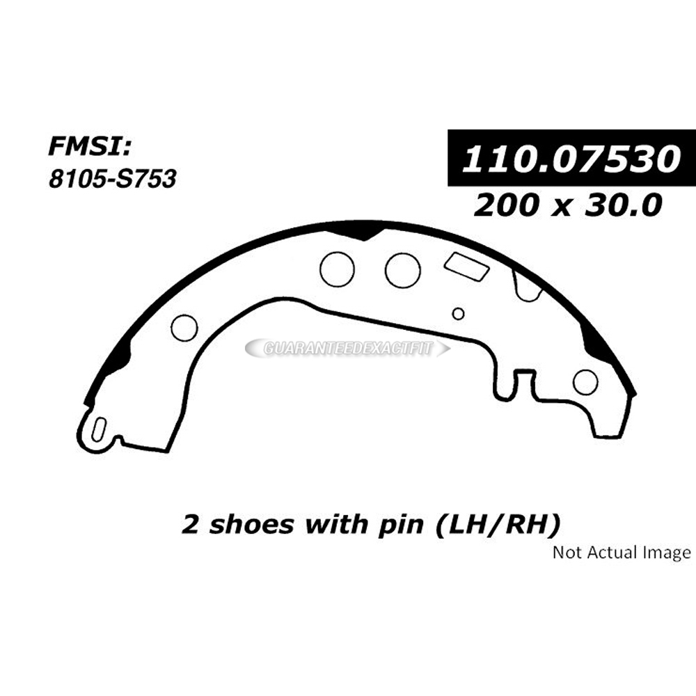  toyota Celica Brake Shoe Set 