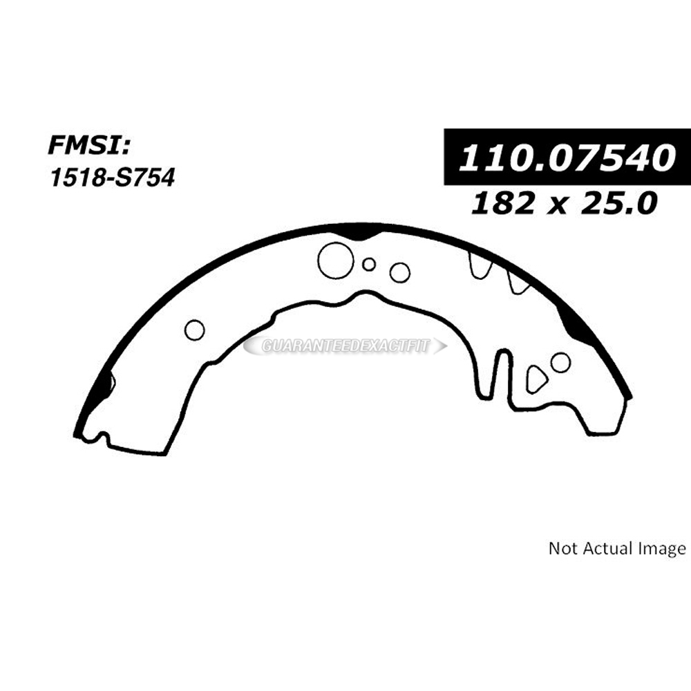  toyota Echo Brake Shoe Set 