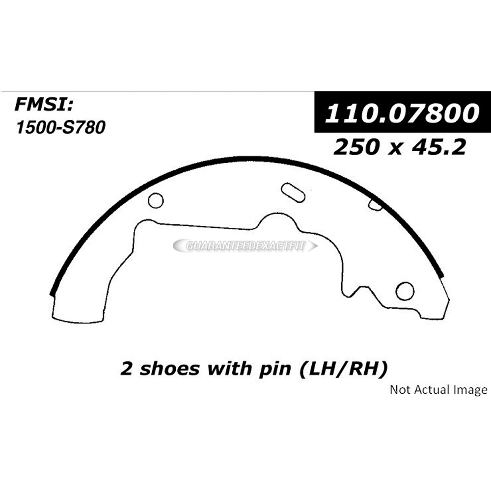  chevrolet Equinox Brake Shoe Set 