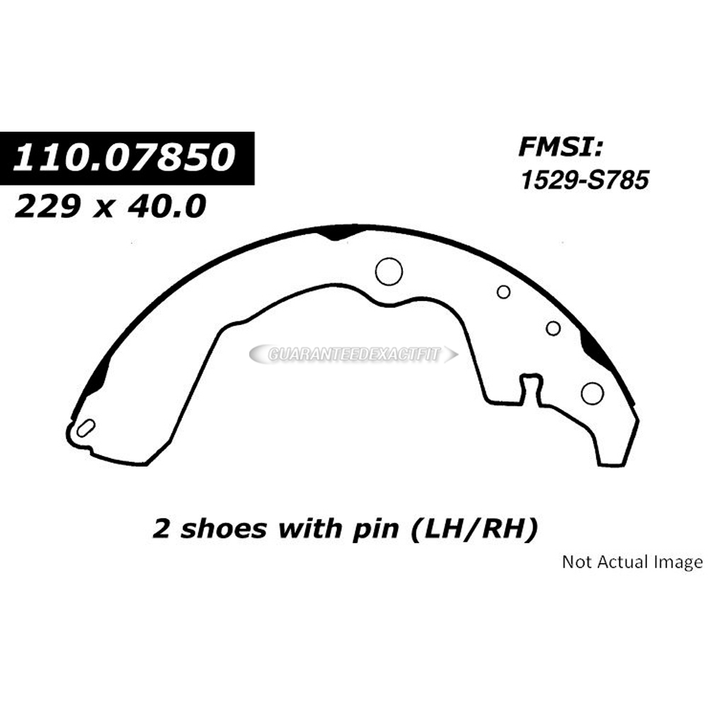  toyota Matrix Brake Shoe Set 