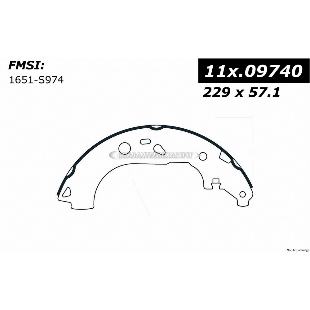 ford Transit Connect Brake Shoe Set 
