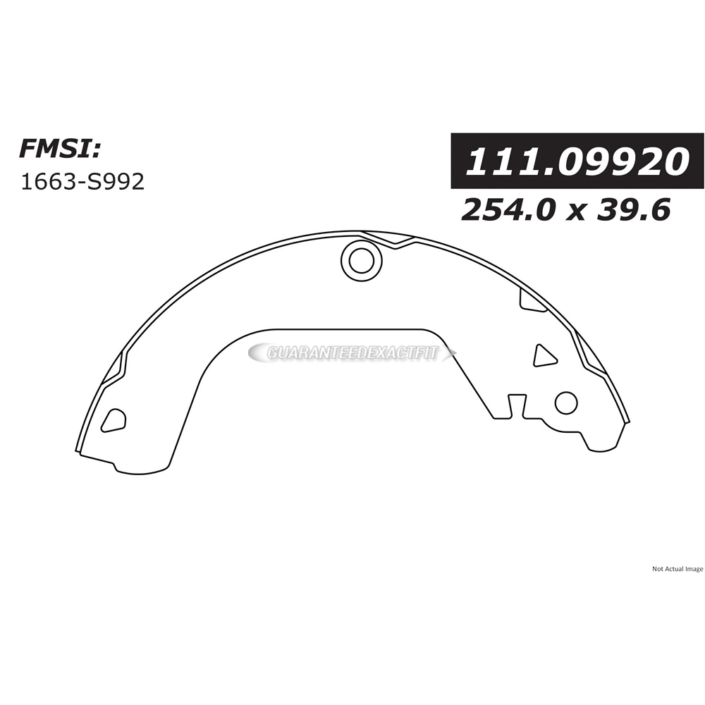 chevrolet Cruze Limited Brake Shoe Set 