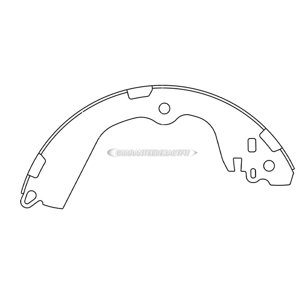  chevrolet City Express Brake Shoe Set 