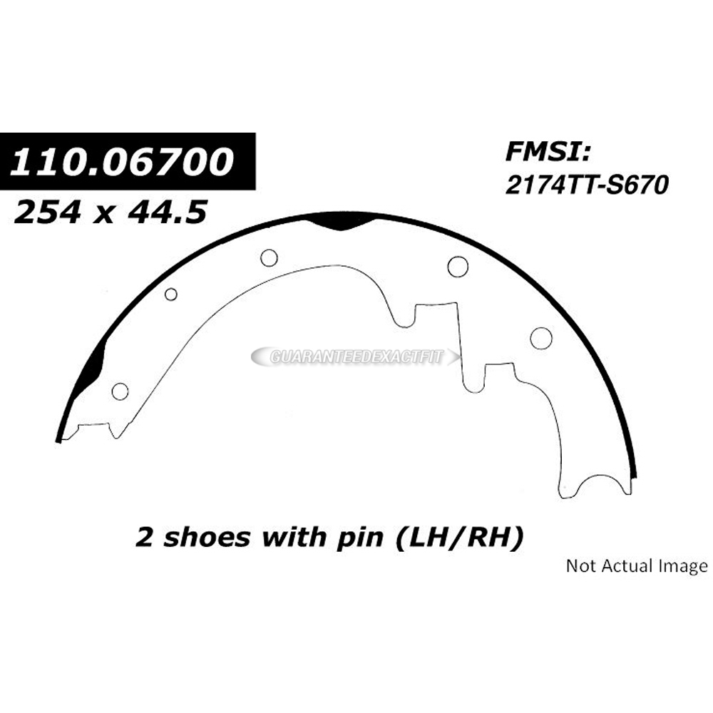  jeep Grand Cherokee Brake Shoe Set 