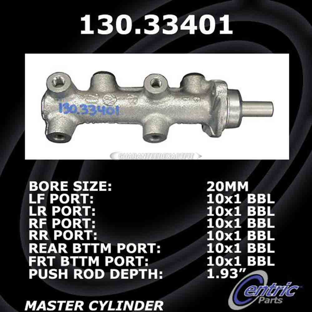  volkswagen Scirocco Brake Master Cylinder 