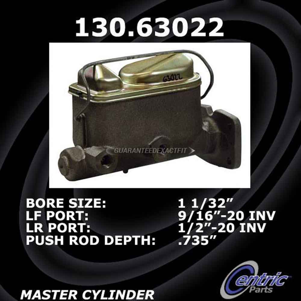  dodge B100 Brake Master Cylinder 
