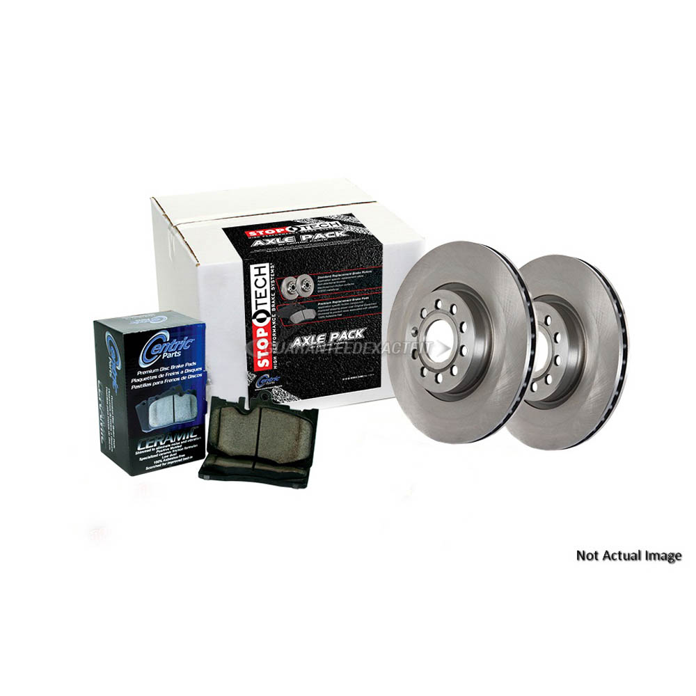 Centric Parts 909.40027 Performance Disc Brake Pad and Rotor Kit