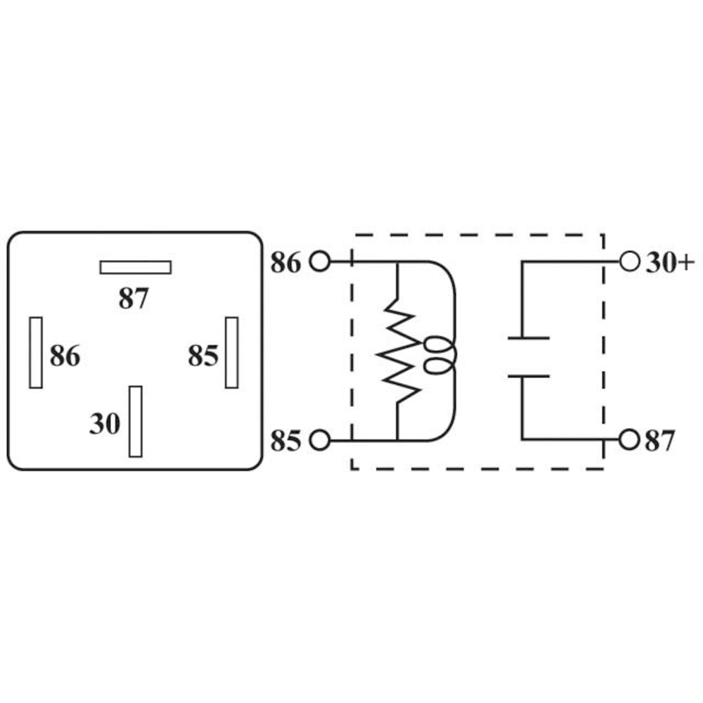  volkswagen Scirocco HVAC System Relay 