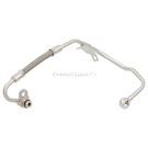 2012 Volkswagen Beetle Turbocharger Oil Feed Line 1